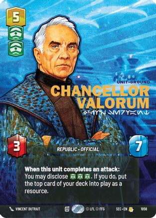 Chancellor Valorum - Civil Servant (Prestige) - 1056 - Rare