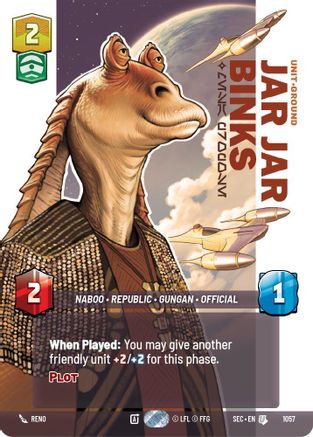 Jar Jar Binks - Mesa Propose (Prestige) - 1057 - Uncommon