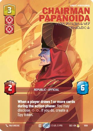 Chairman Papanoida - Undaunted Diplomat (Prestige) - 1059 - Rare