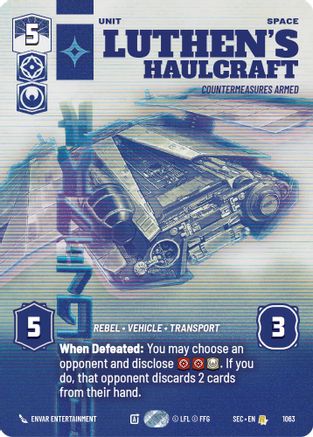 Luthen's Haulcraft - Countermeasures Armed (Prestige) - 1063 - Rare