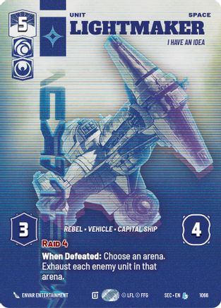 Lightmaker - I Have An Idea (Prestige) - 1066 - Legendary