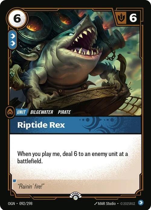 Riptide Rex - 092/298 - Promo