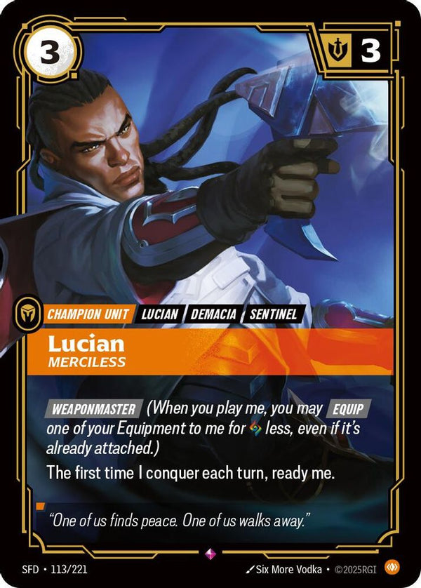 Lucian - Merciless - 113/221 - Rare