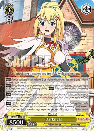Darkness - KS/W75-E002 - Double Rare