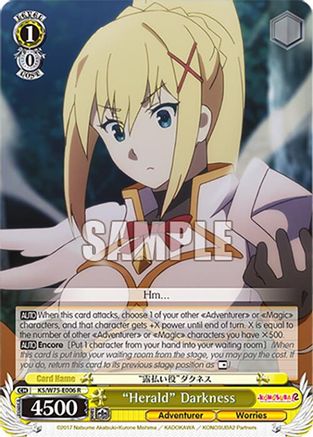 "Herald" Darkness - KS/W75-E006 - Rare