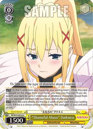 "Shameful Abuse" Darkness - KS/W75-E012 - Uncommon
