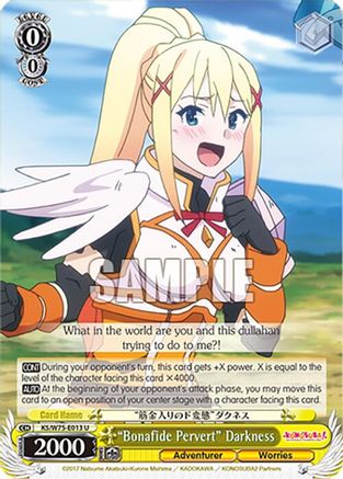 "Bonafide Pervert" Darkness - KS/W75-E013 - Uncommon