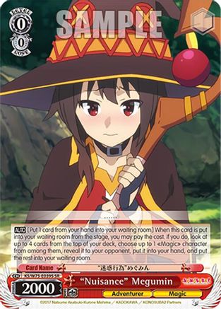 "Nuisance" Megumin (SR) - KS/W75-E039S - Super Rare