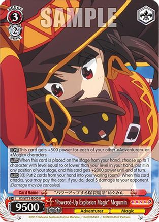 "Powered-Up Explosion Magic" Megumin - KS/W75-E045 - Rare