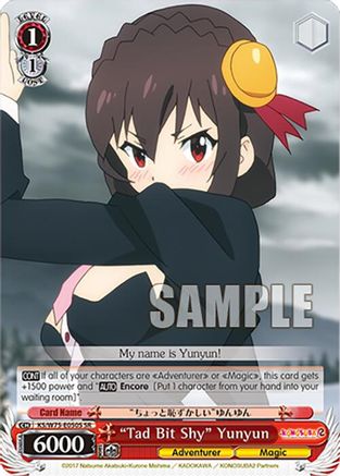 "Tad Bit Shy" Yunyun (SR) - KS/W75-E050S - Super Rare