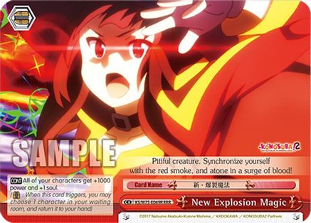 New Explosion Magic (RRR) - KS/W75-E069R - Triple Rare