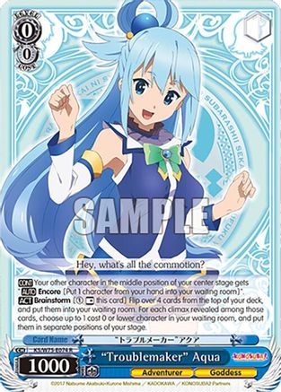 "Troublemaker" Aqua - KS/W75-E074 - Rare