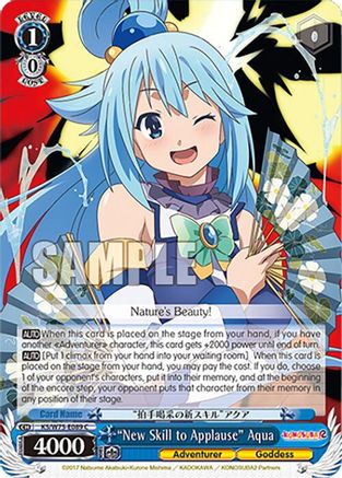 "New Skill to Applause" Aqua - KS/W75-E089 - Common