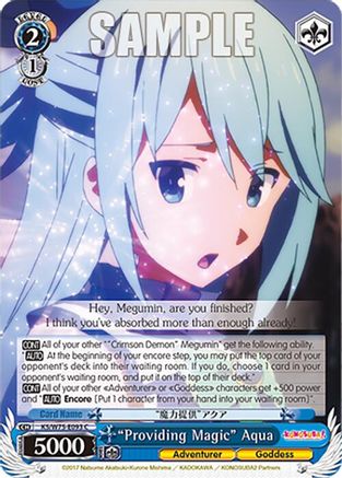 "Providing Magic" Aqua - KS/W75-E093 - Common
