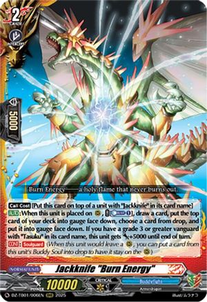 Jackknife "Burn Energy" - DZ-TB01/006EN - Triple Rare