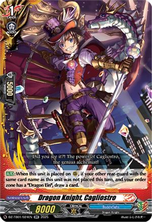 Dragon Knight, Cagliostro - DZ-TB01/024EN - Double Rare