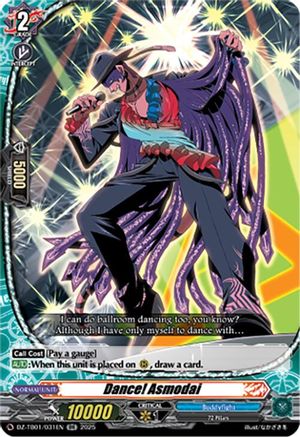Dance! Asmodai - DZ-TB01/031EN - Double Rare