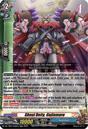 Ghoul Deity, Gojinmaru - DZ-TB01/036EN - Double Rare