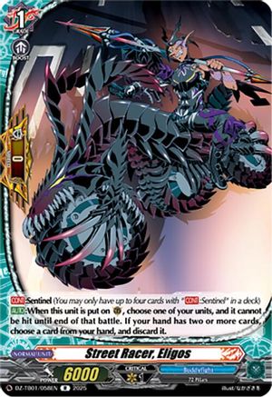 Street Racer, Eligos - DZ-TB01/058EN - Rare