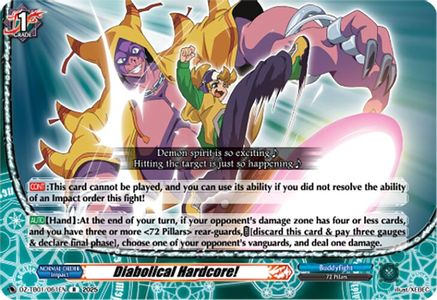 Diabolical Hardcore! - DZ-TB01/061EN - Rare