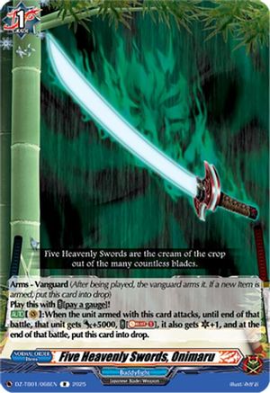 Five Heavenly Swords, Onimaru - DZ-TB01/068EN - Rare