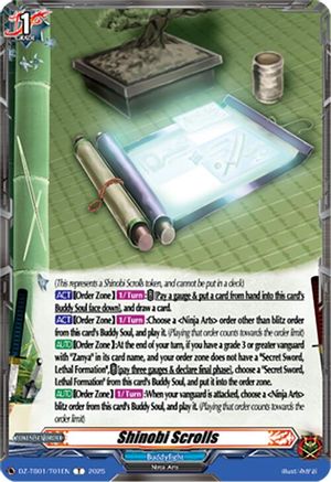 Shinobi Scrolls - DZ-TB01/T01EN - Token
