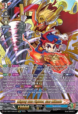 Mighty Sun Fighter, Gao Mikado (KR) - DZ-TB01/KR01EN - Kyukyoku Rare