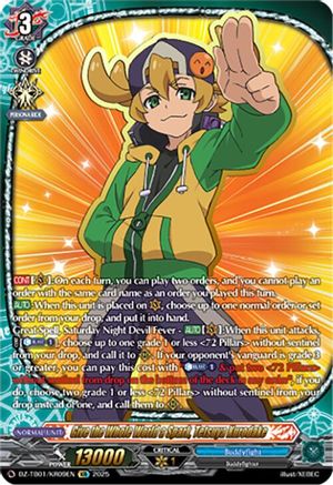 Give the Whole World a Spark, Tetsuya Kurodake (KR) - DZ-TB01/KR09EN - Kyukyoku Rare