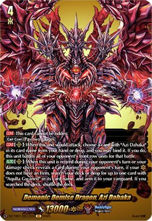 Demonic Demise Dragon, Azi Dahaka (BR) - DZ-TB01/BR12EN - Buddy Rare