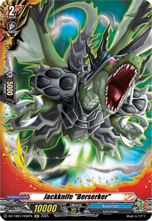 Jackknife "Berserker" (H) - DZ-TB01/H02EN - Holo Rare
