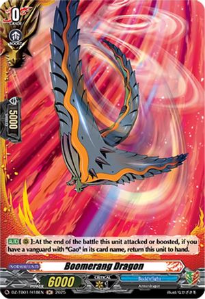 Boomerang Dragon (H) - DZ-TB01/H18EN - Holo Rare