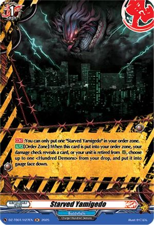 Starved Yamigedo (H) - DZ-TB01/H27EN - Holo Rare