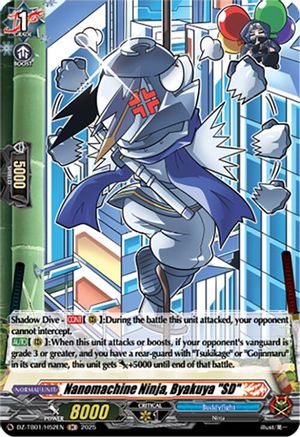 Nanomachine Ninja, Byakuya "SD" (H) - DZ-TB01/H52EN - Holo Rare