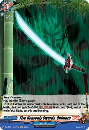 Five Heavenly Swords, Onimaru (H) - DZ-TB01/H57EN - Holo Rare