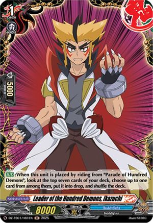 Leader of the Hundred Demons, Ikazuchi (H) - DZ-TB01/H81EN - Holo Rare