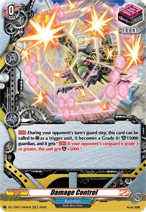 Damage Control (H) - DZ-TB01/H84EN - Holo Rare