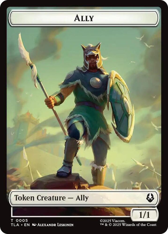 Clue (014) // Ally (005) Token (Foil) (TTLA)