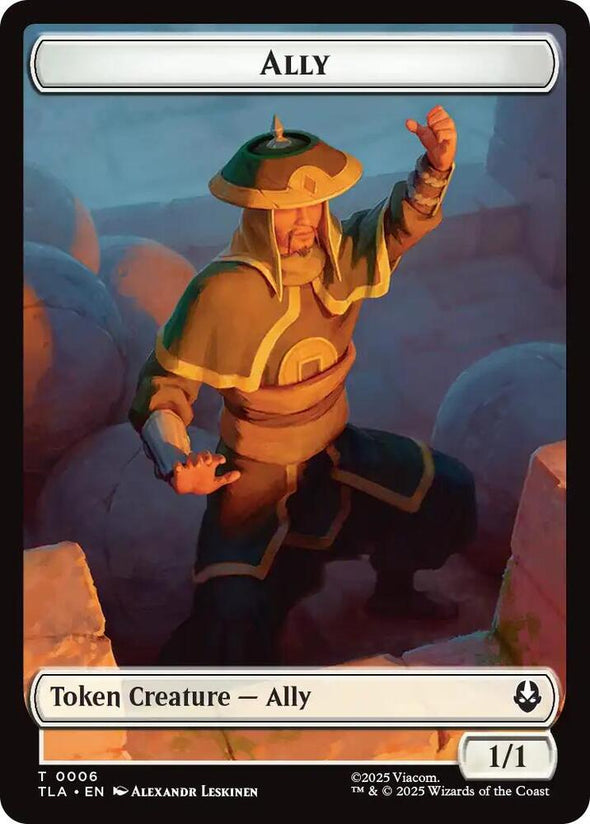 Clue (017) // Ally (006) Token (Foil) (TTLA)