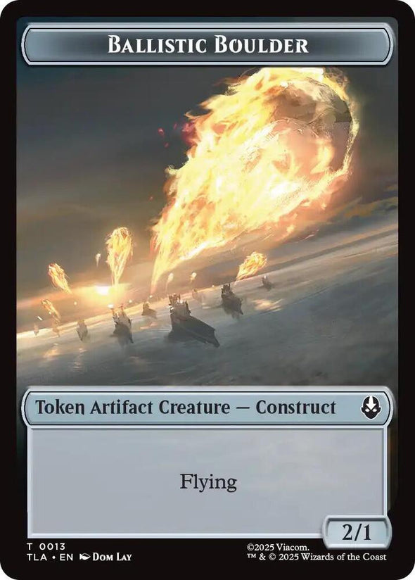 Soldier // Ballistic Boulder Token (Foil) (TTLA)