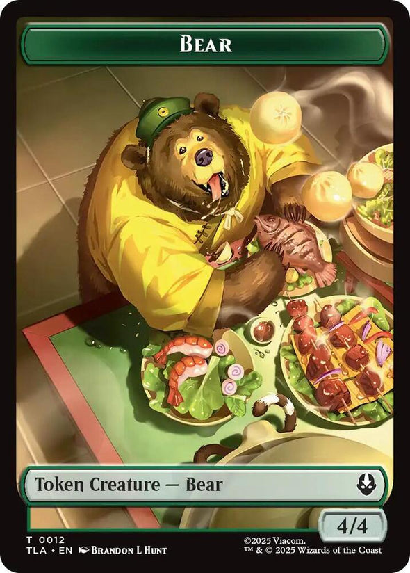 Food (020) // Bear Token (Foil) (TTLA)