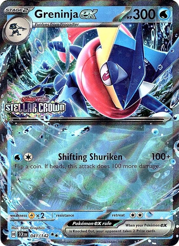 401 Games Canada - Greninja ex (Stellar Crown Stamped) - 041/142 ...