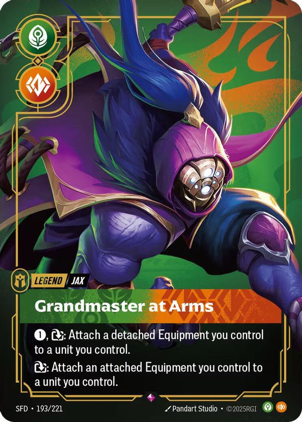 Jax - Grandmaster At Arms - 193/221 - Rare