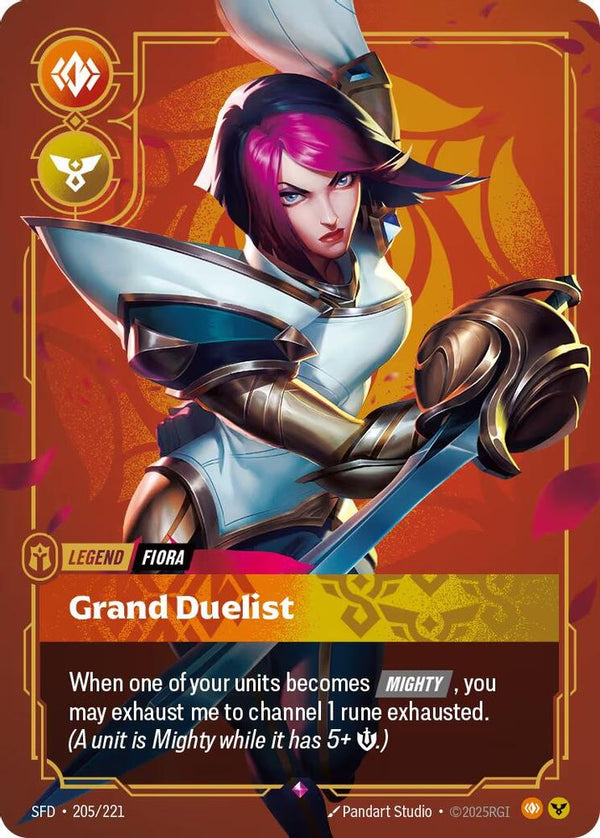 Fiora - Grand Duelist - 205/221 - Rare