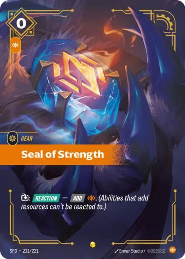 Seal of Strength (Overnumbered) - 231/221 - Showcase