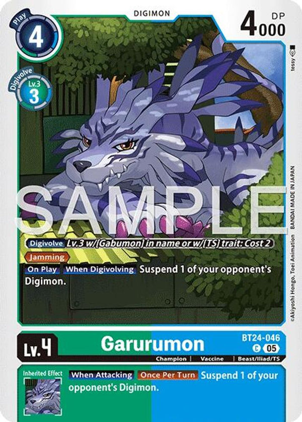 Garurumon - BT24-046 - Common