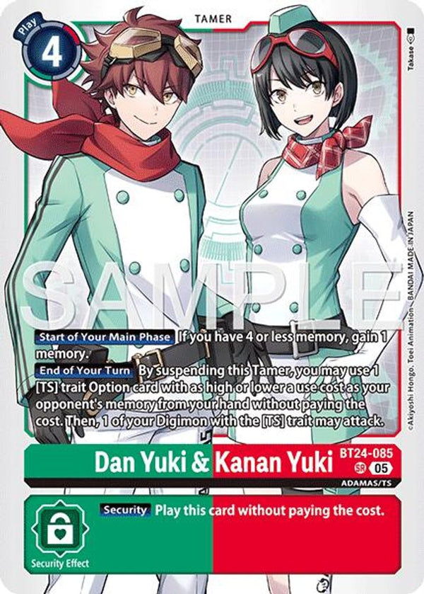 Dan Yuki & Kanan Yuki - BT24-085 - Super Rare