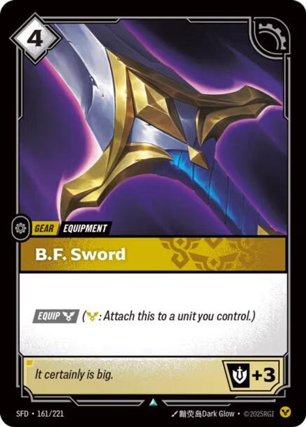 B.F. Sword - 161/221 - Uncommon