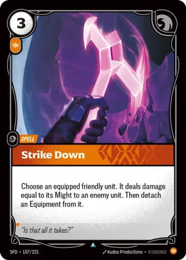 Strike Down - 107/221 - Uncommon