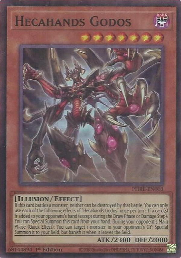 Hecahands Godos (Super Rare) - PHRE-EN003 - Super Rare - 1st Edition