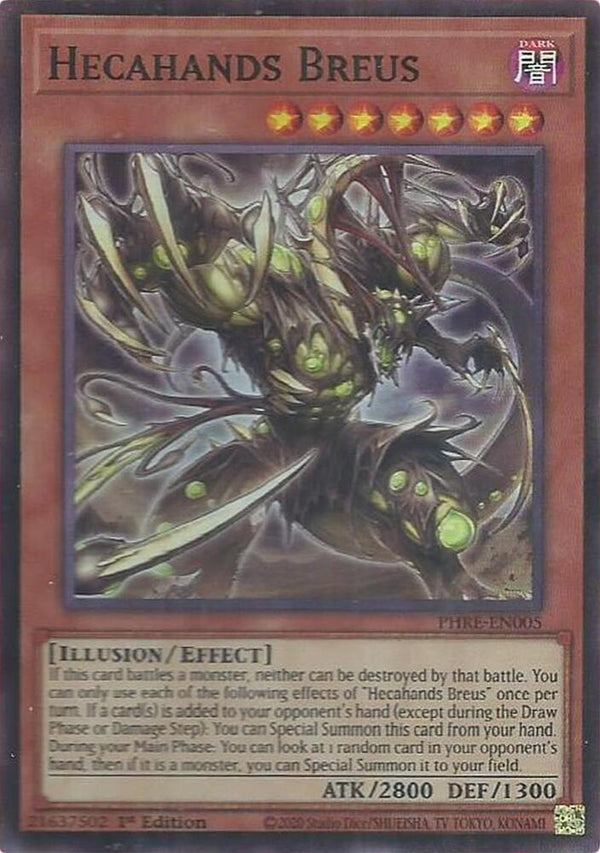 Hecahands Breus (Super Rare) - PHRE-EN005 - Super Rare - 1st Edition